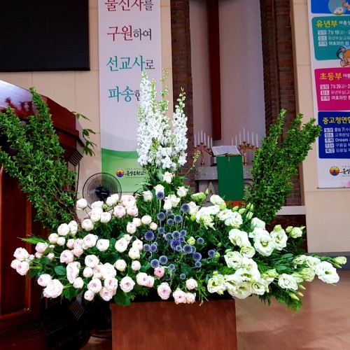 2019년 7월 21일 주일강단 장식