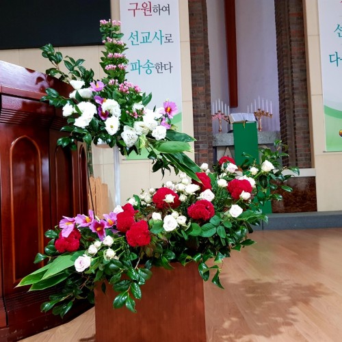 2019년 8월 11일 주일강단 장식