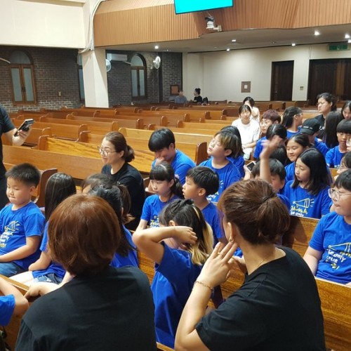아동부 여름성경학교 보고예배