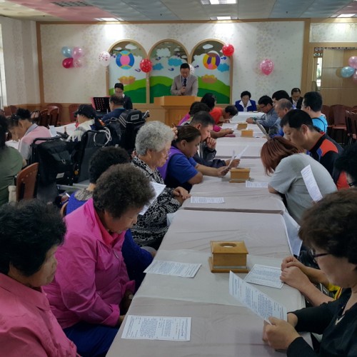 아산시 장애인연합회 초청예배