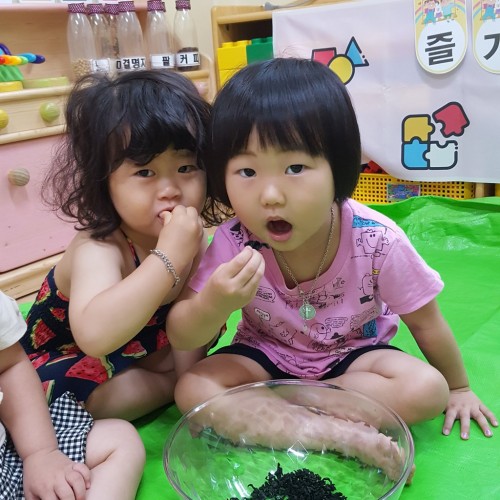 오감놀이(미역)